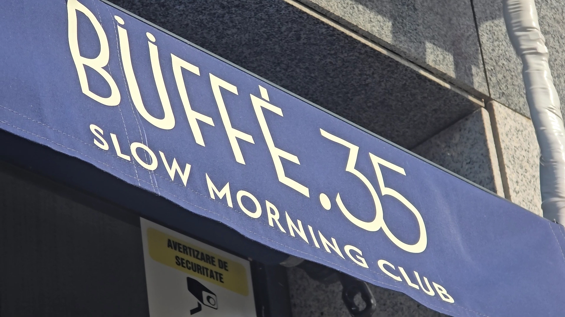 BÜFFÈ.35: clear shot of venue signage