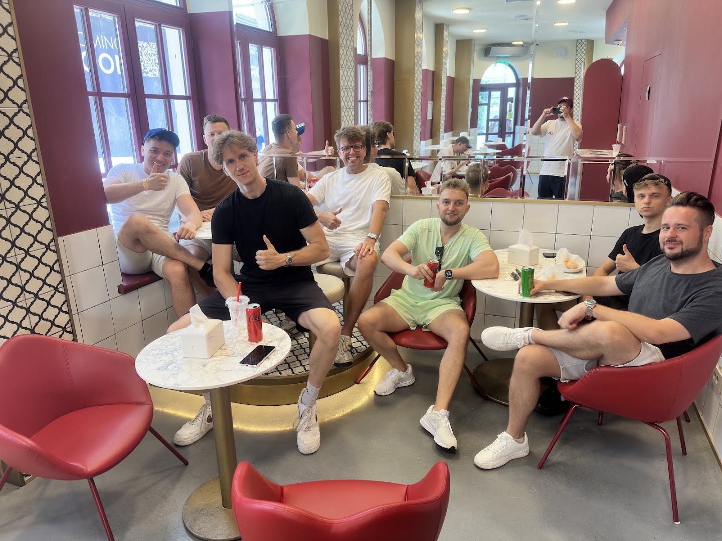 Lick Kebab: customers enjoying the venue
