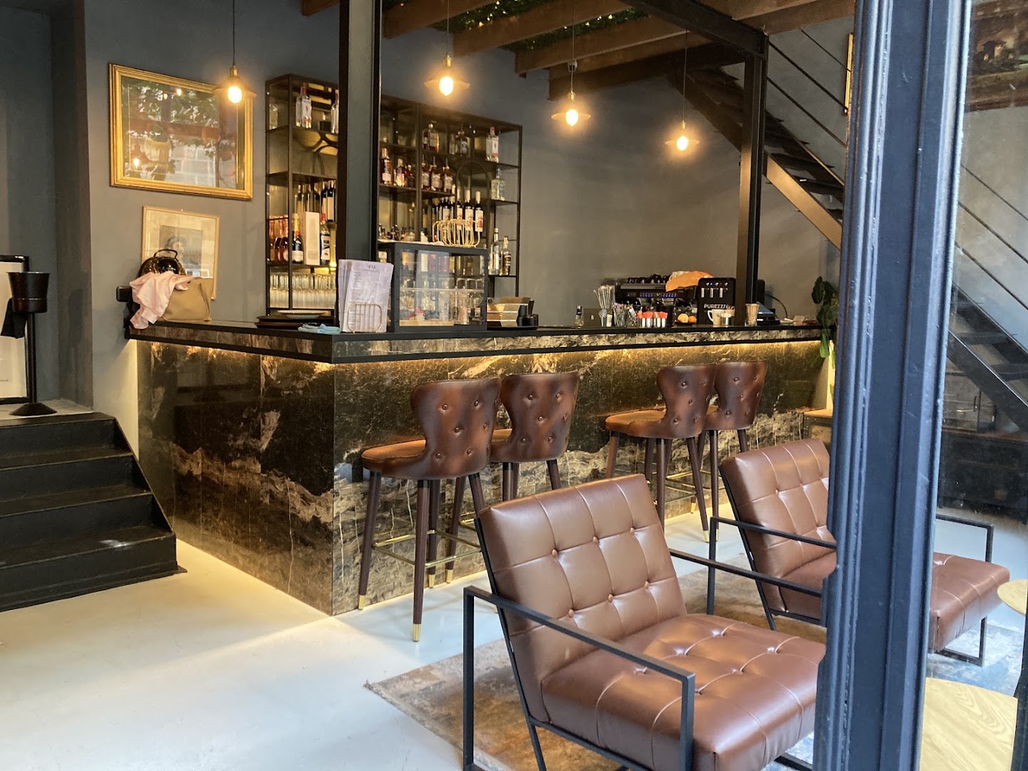 NF Café: inviting and professional interior shot