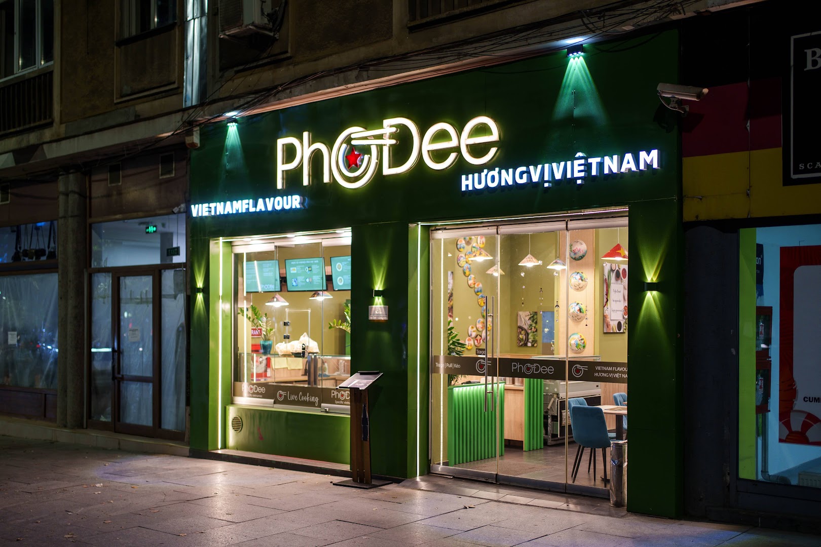 Pho Dee: professional exterior shot of restaurant