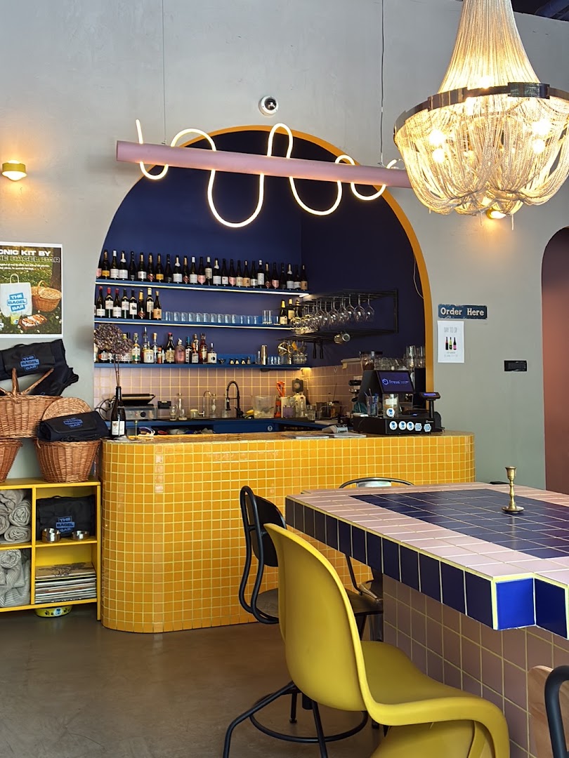 The Bagel Bar: attractive, well-lit interior shot