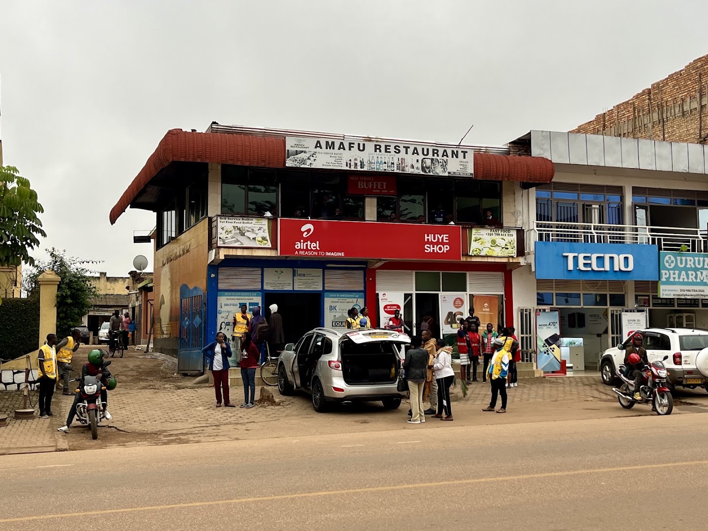 Amafu ya Huye: clear exterior view of restaurant