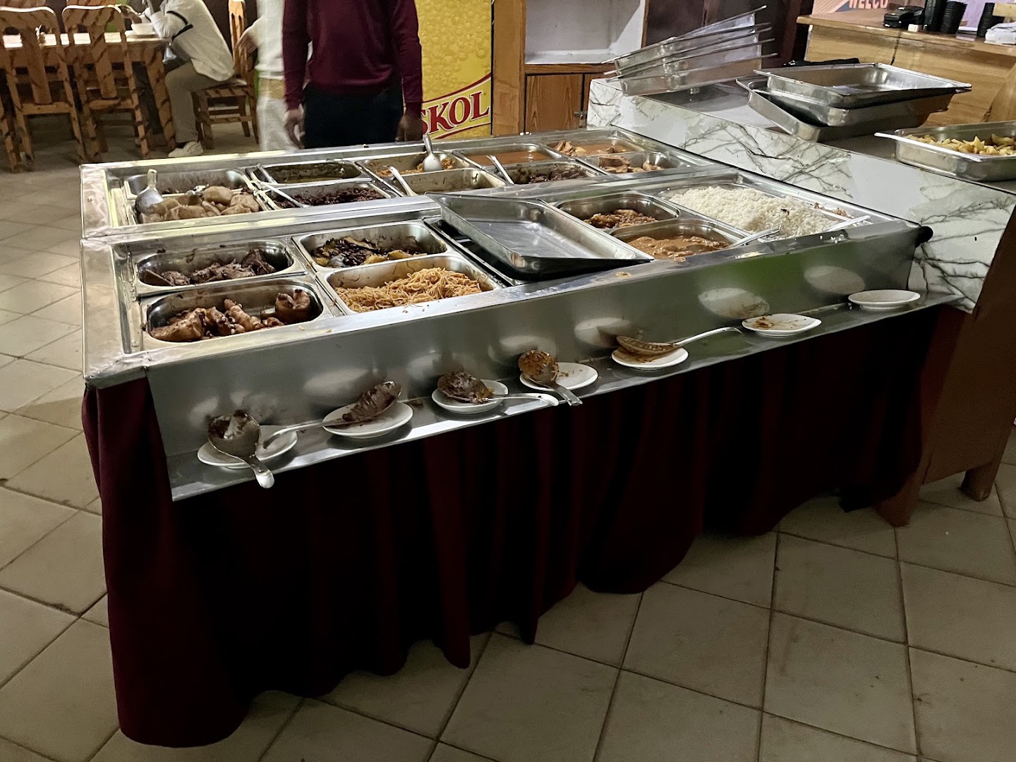 Amafu ya Huye: clear photo of buffet food