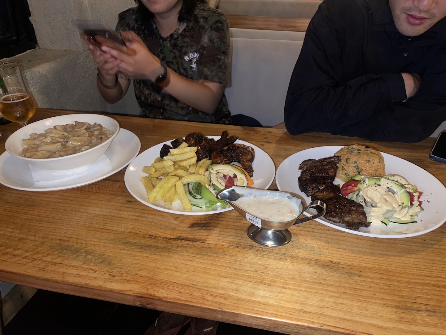 Connections Café: clear photo of served food