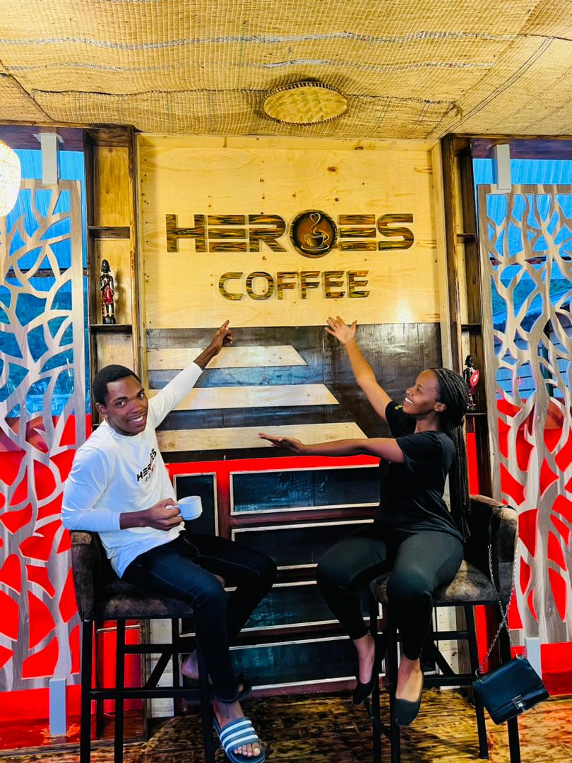 Heroes Coffee Rubavu: inviting atmosphere with clear branding