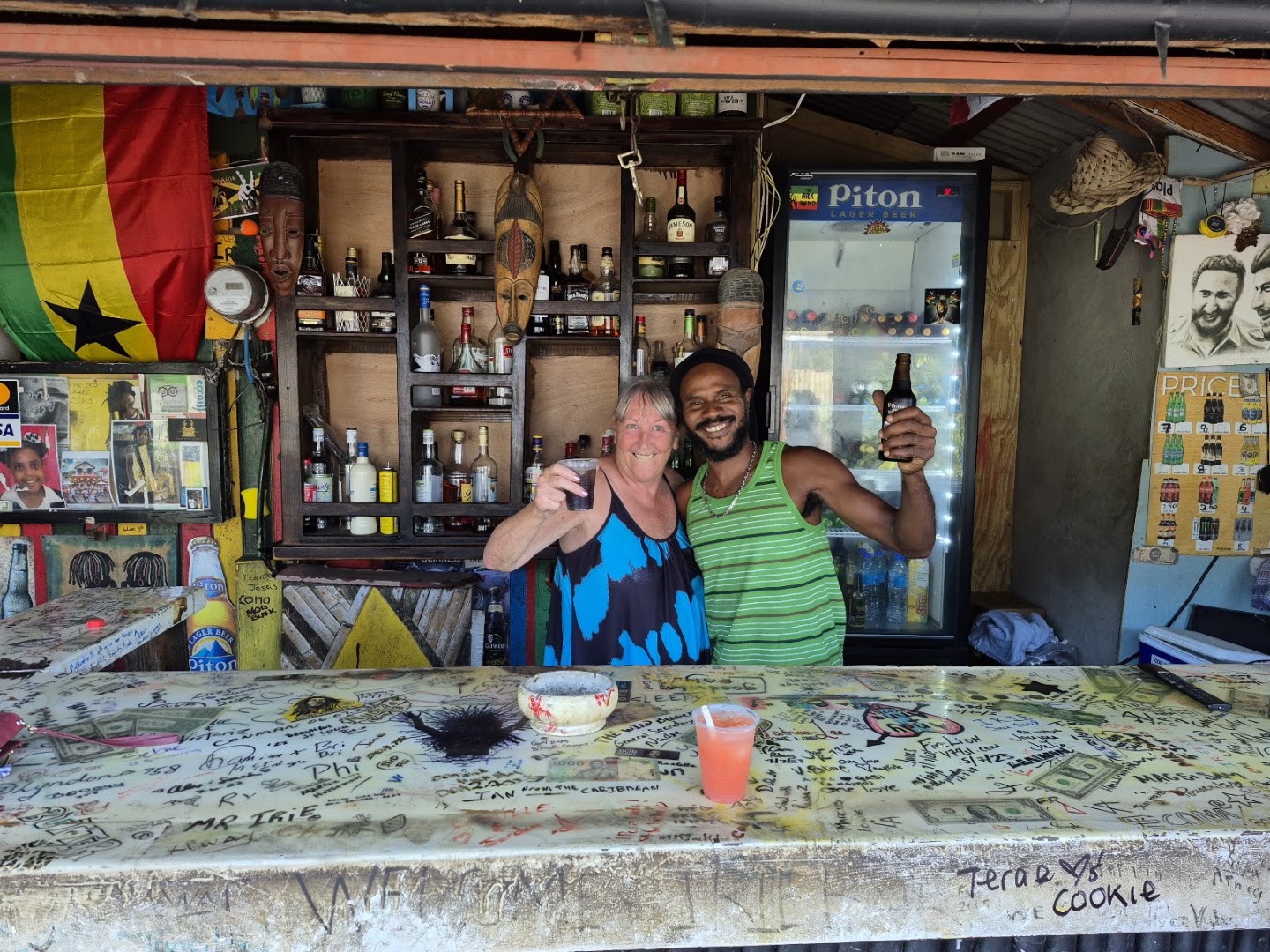 Irie Bar: authentic bar atmosphere