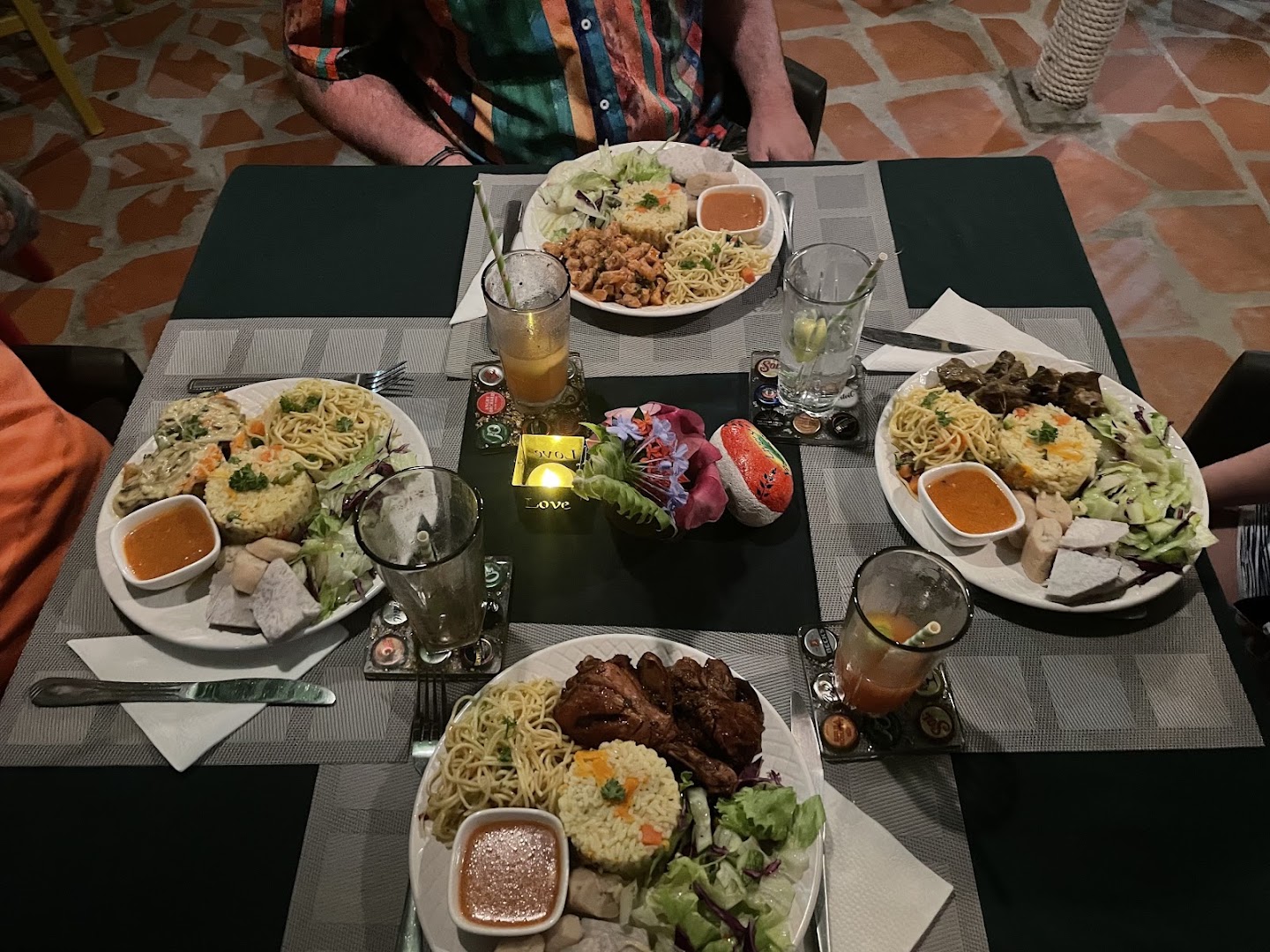 Roots 2: appetizing food presentation at table