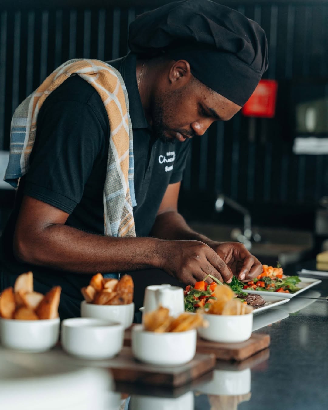 Rabot Restaurant & The Cacao Bar: professional photo of chef plating
