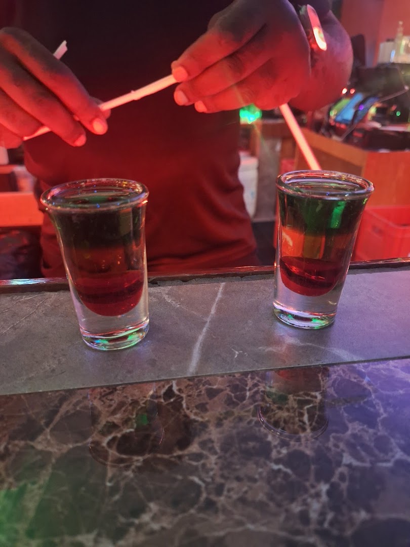 Barcode Pub: clear shot of bar drinks