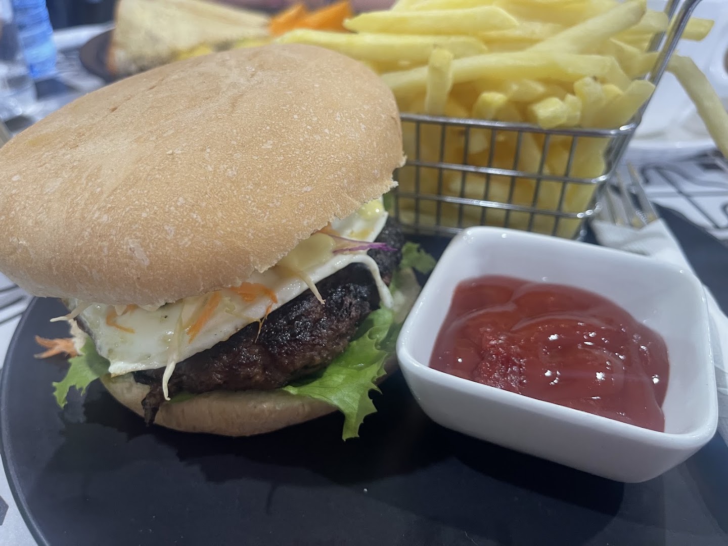 Adria's Cafe: appetizing photo of served food