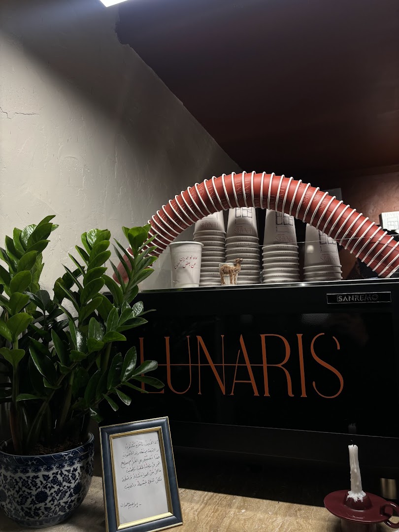 Lunaris Coffee: professional shot of coffee machine