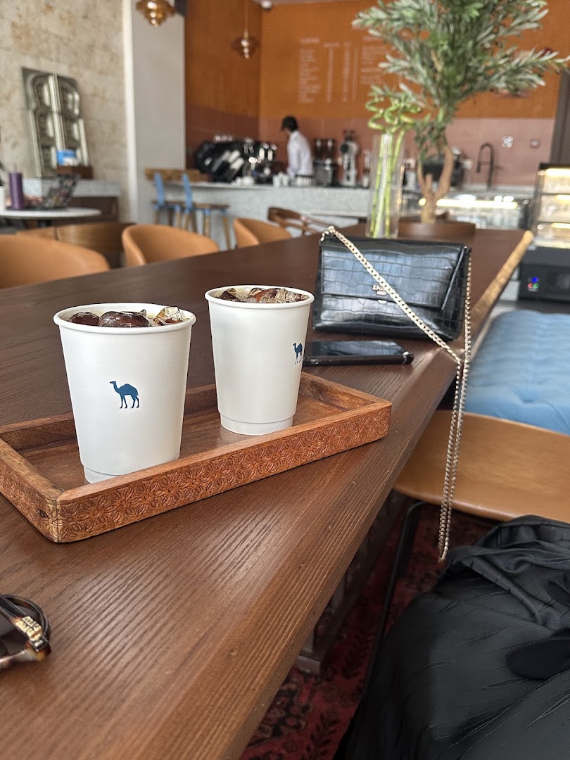 Blue Camel Coffee: clear, appealing shot of coffee