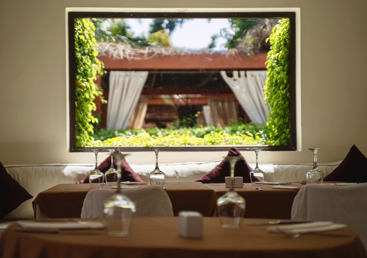 The Black Diamond Restaurant: beautiful, professional restaurant interior shot