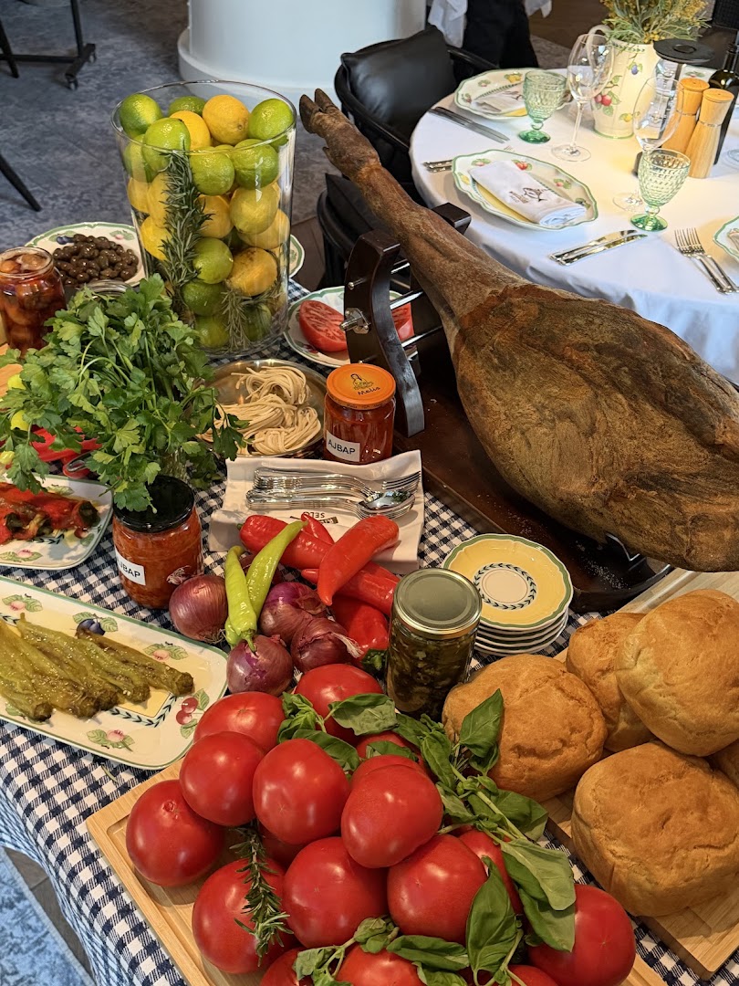 Malo Ribarsko Selo: appetizing display of fresh ingredients