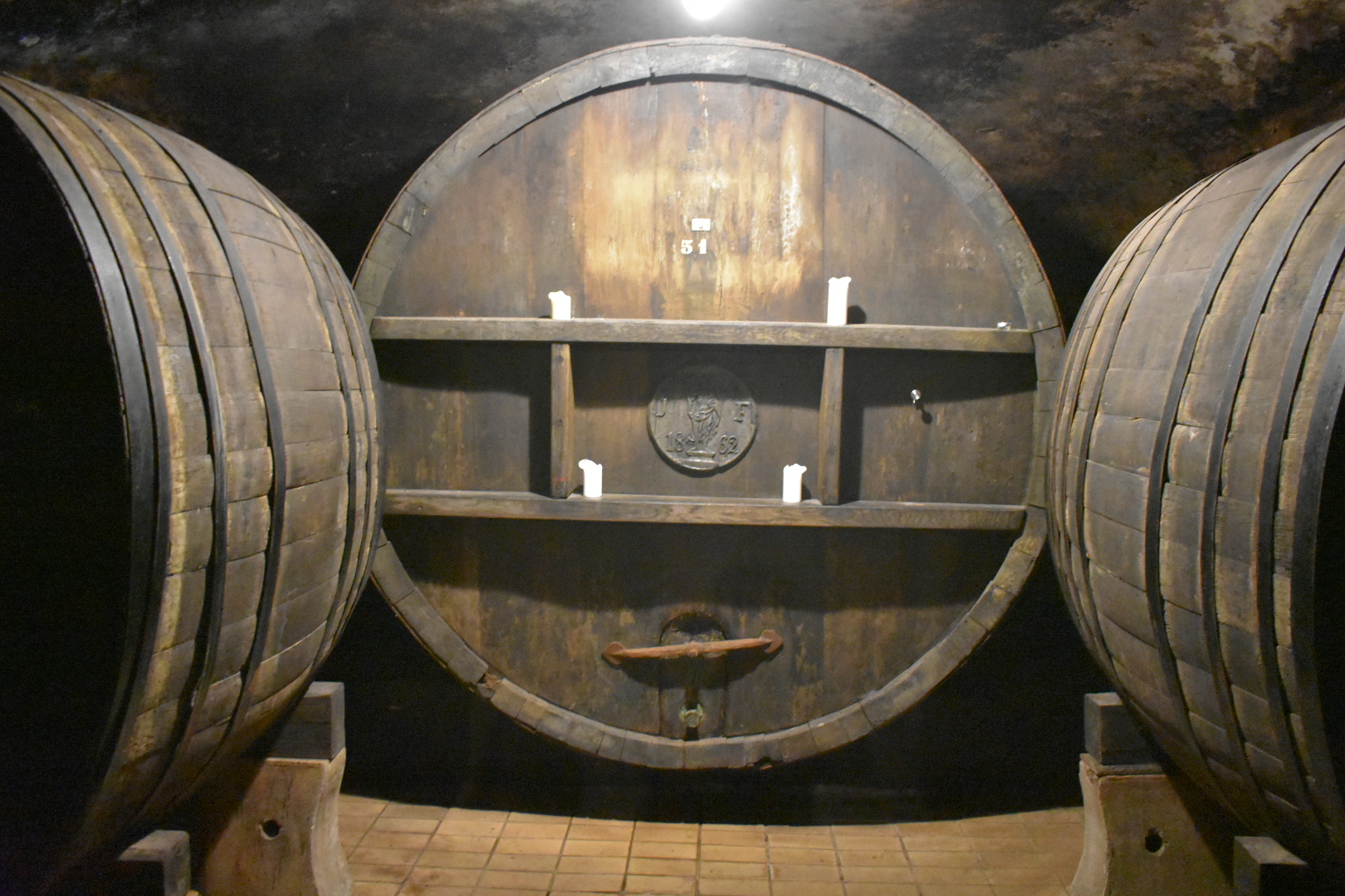 Vinag 1847: atmospheric wine cellar interior