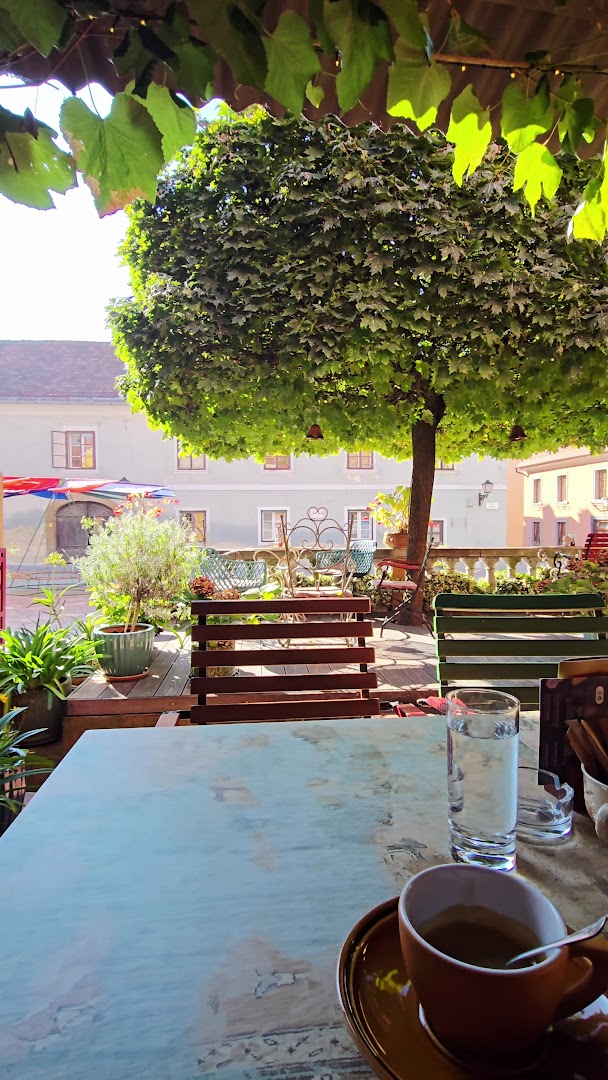 MuziKafe: inviting and atmospheric terrace view