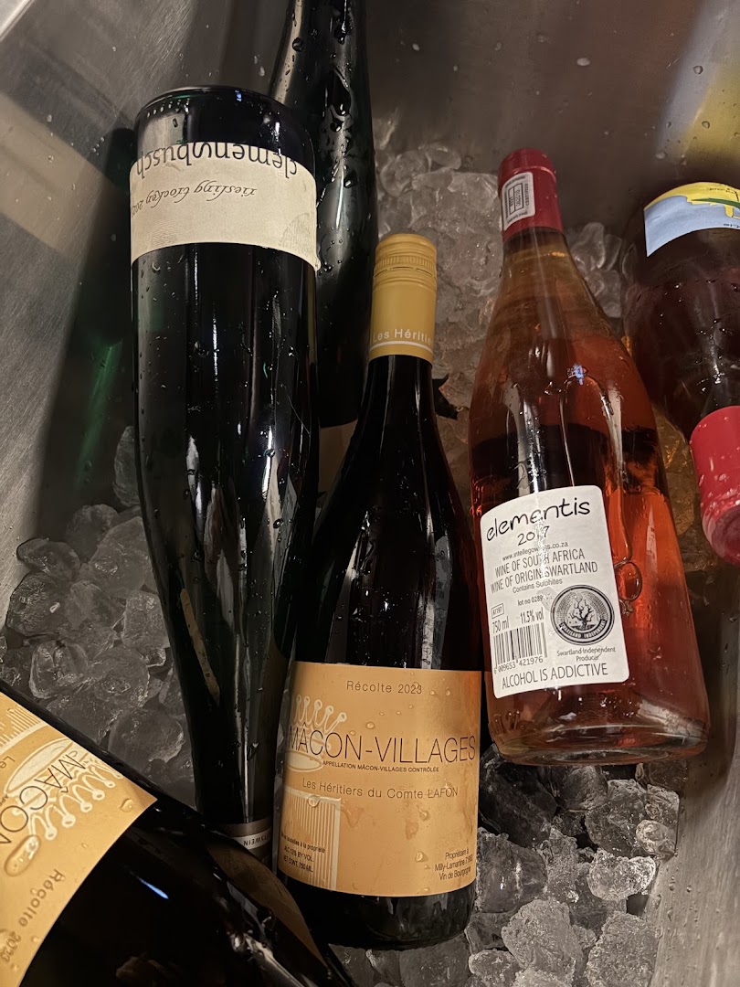 Akra Bar: appealing selection of chilled wine