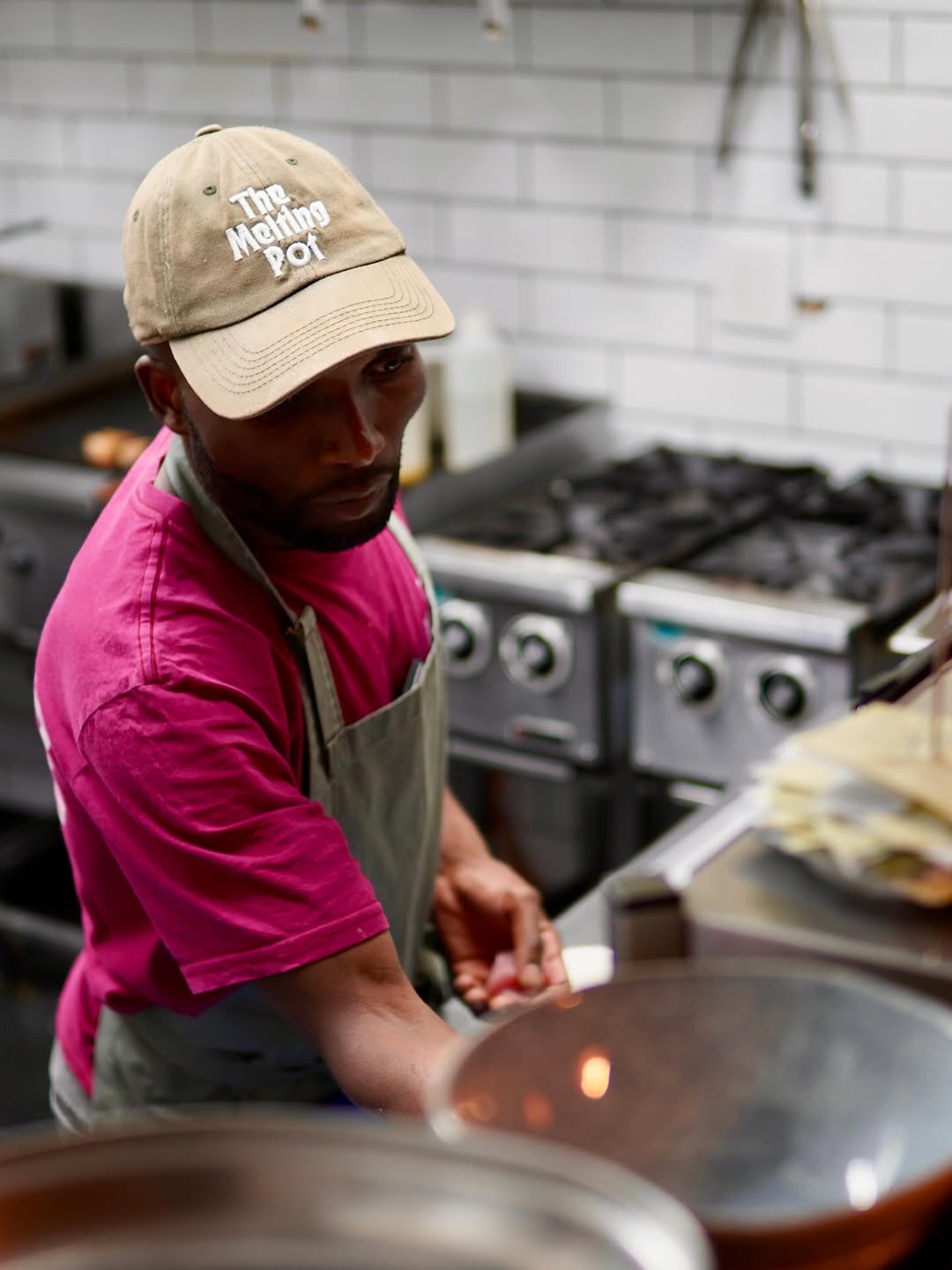 The Melting Pot: professional staff photo in kitchen