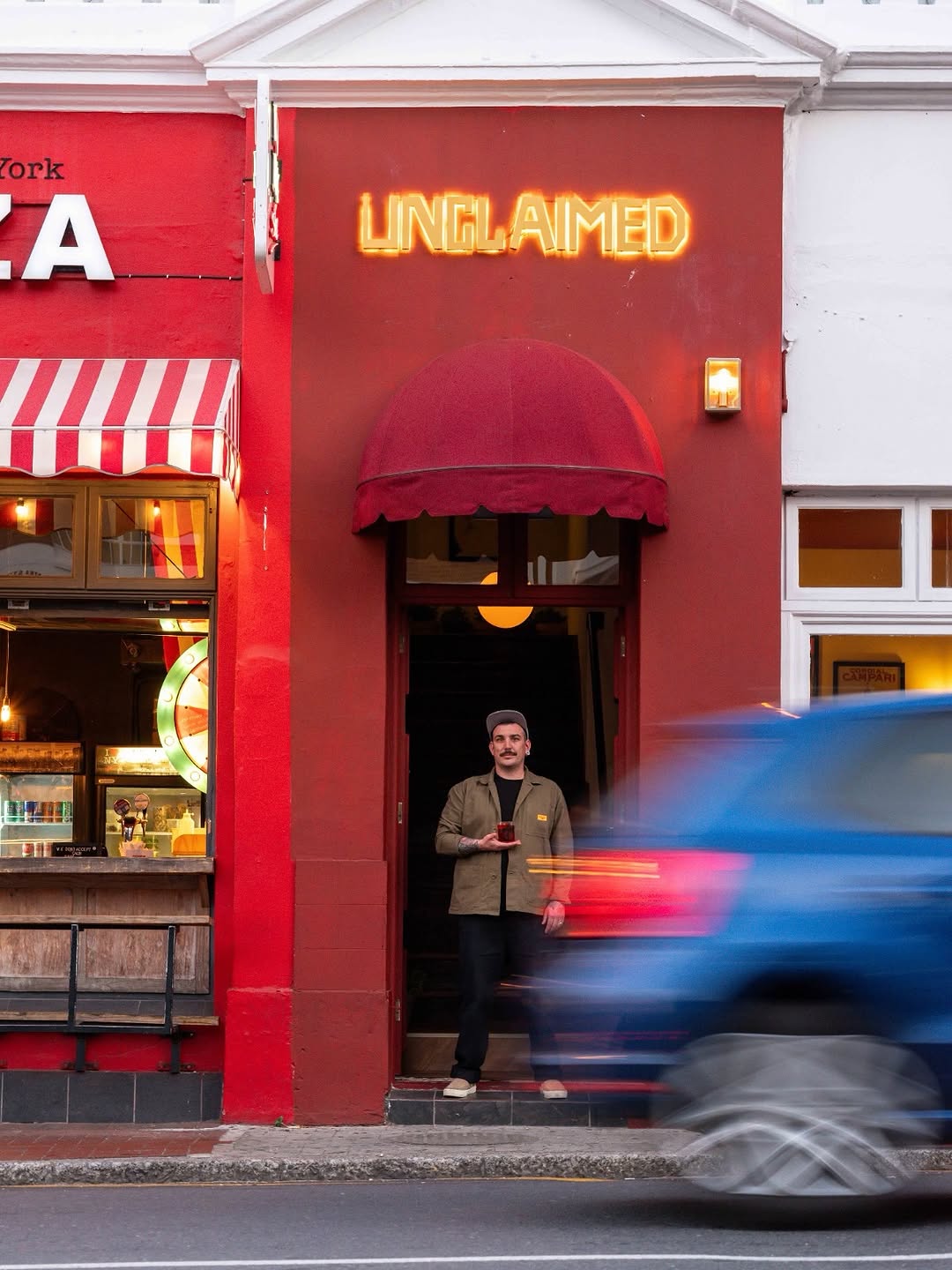 Unclaimed Bar: professional, atmospheric shot of venue