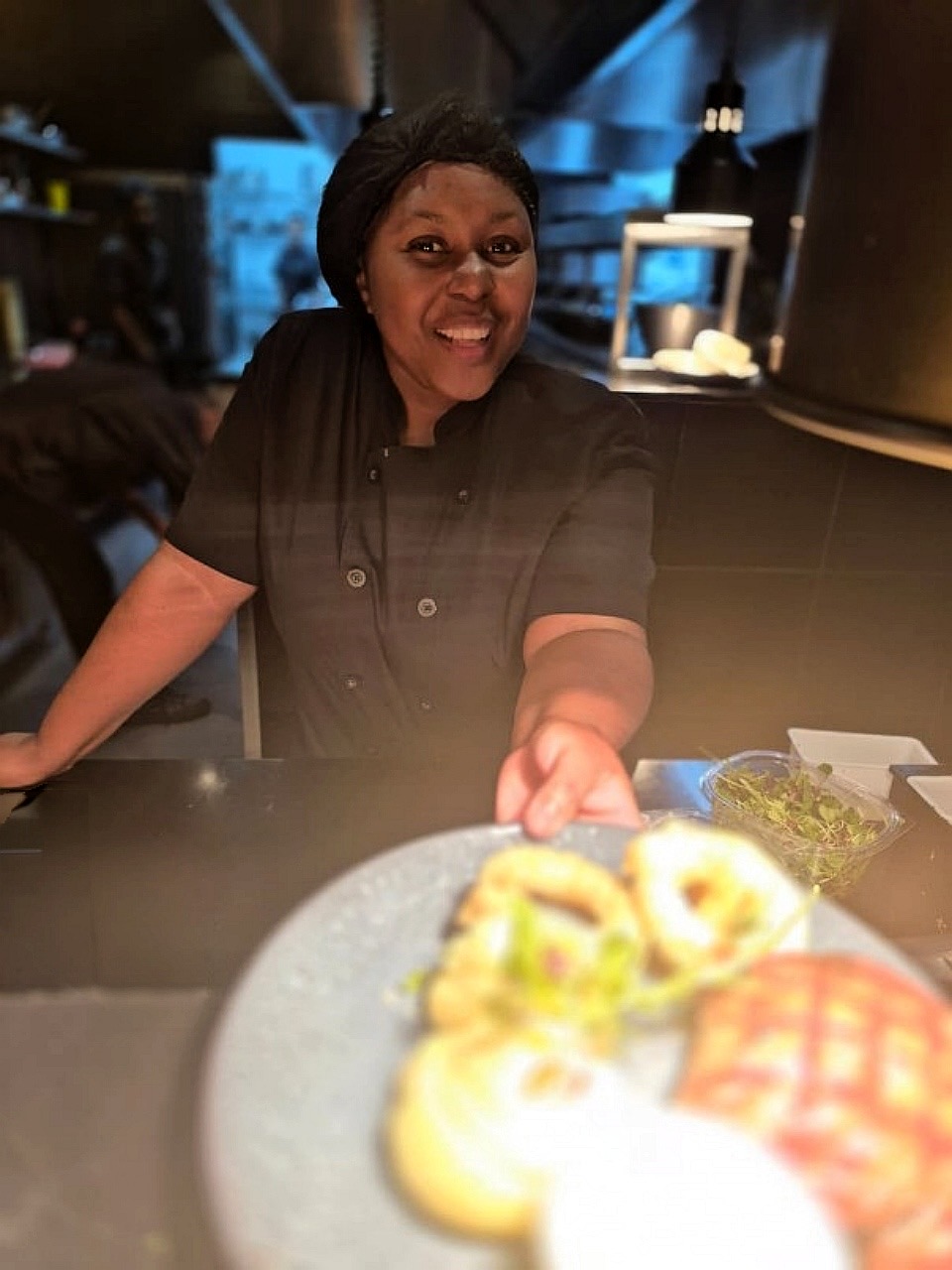 Joop's Place: professional staff and food presentation