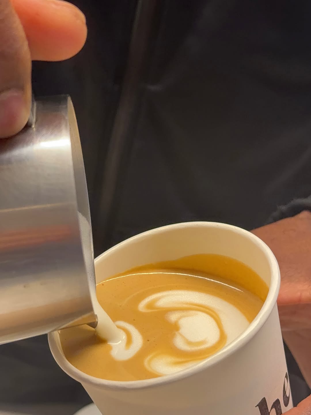 here.: high quality latte art photo