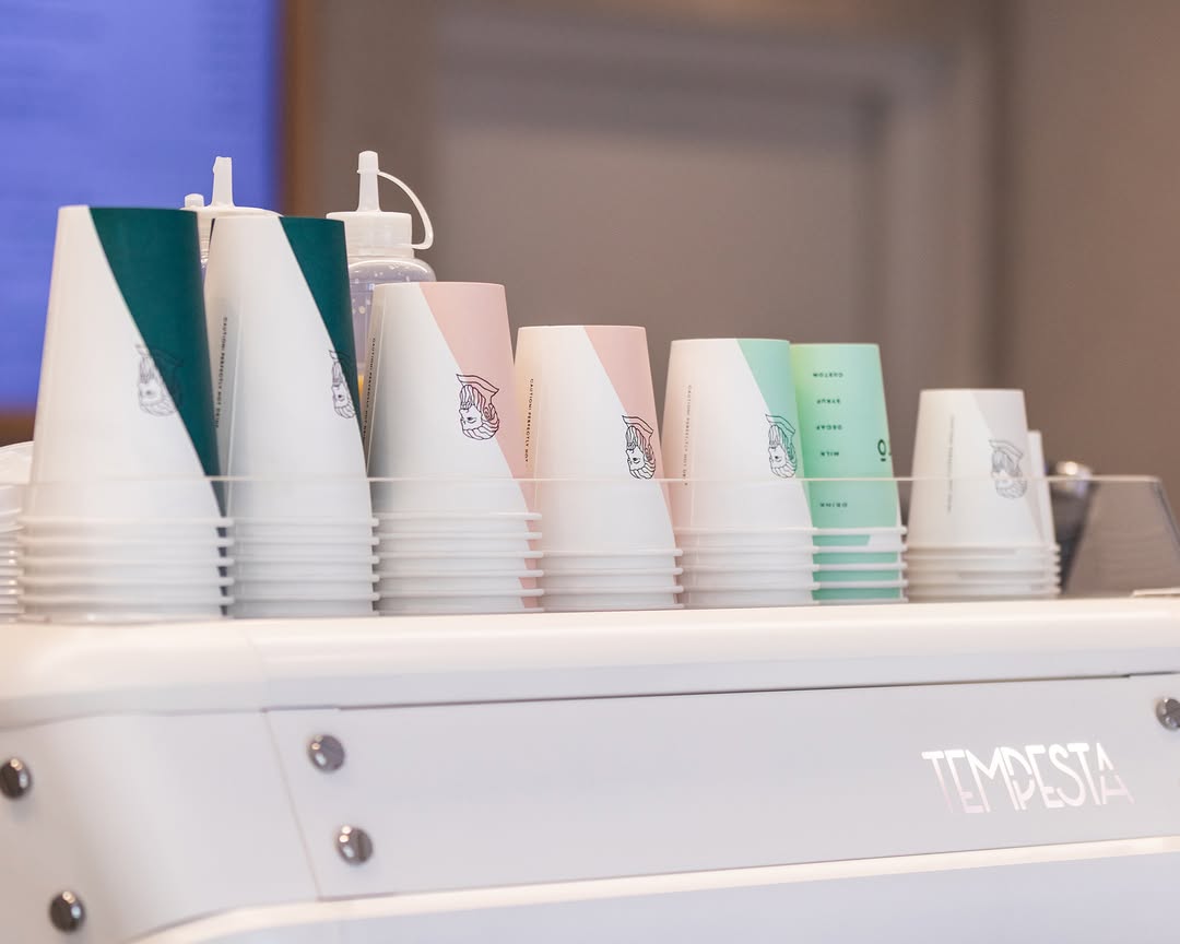 Platō Coffee Nine Yards: professional photo of coffee cups