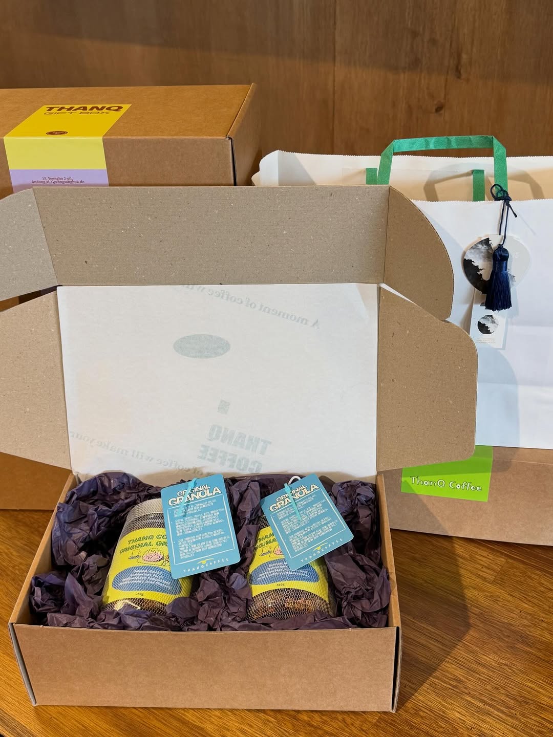 ThanQ Coffee: high quality product gift set