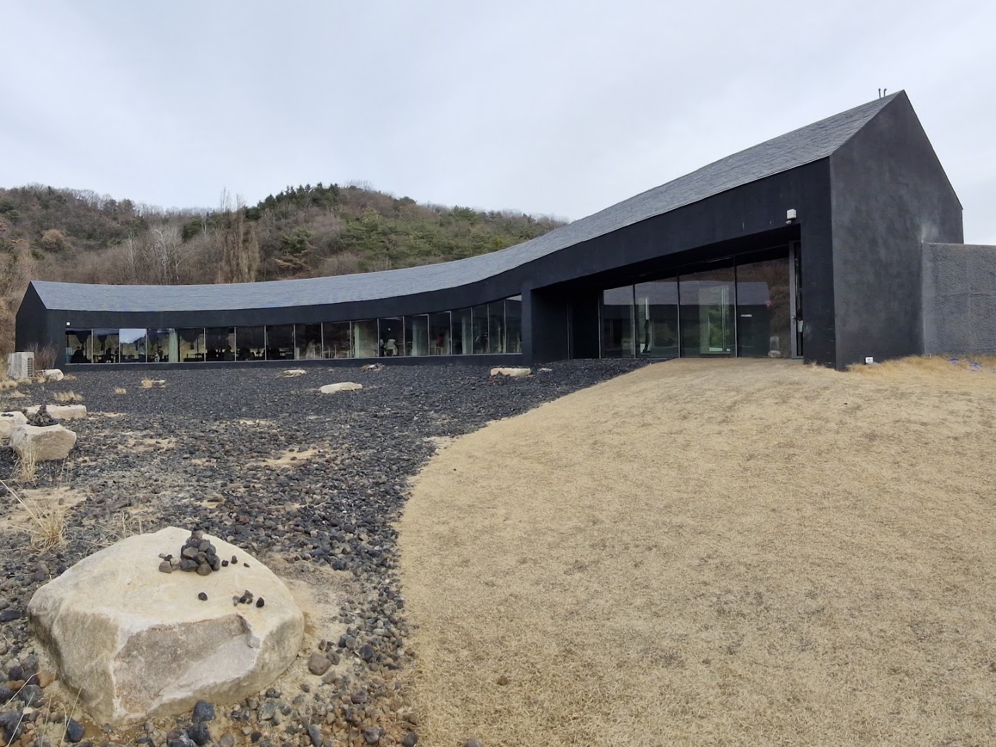 Breath Coffee Works: professional exterior architectural shot