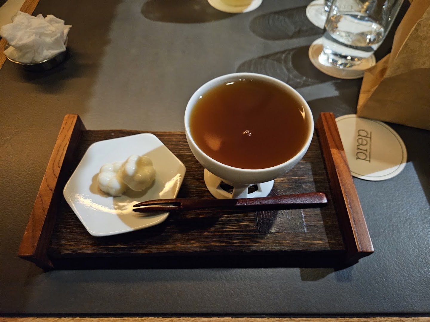 Prep: high quality drink presentation