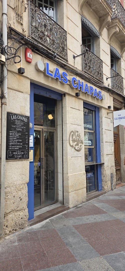 Bar Las Chapas: clear exterior shot of venue