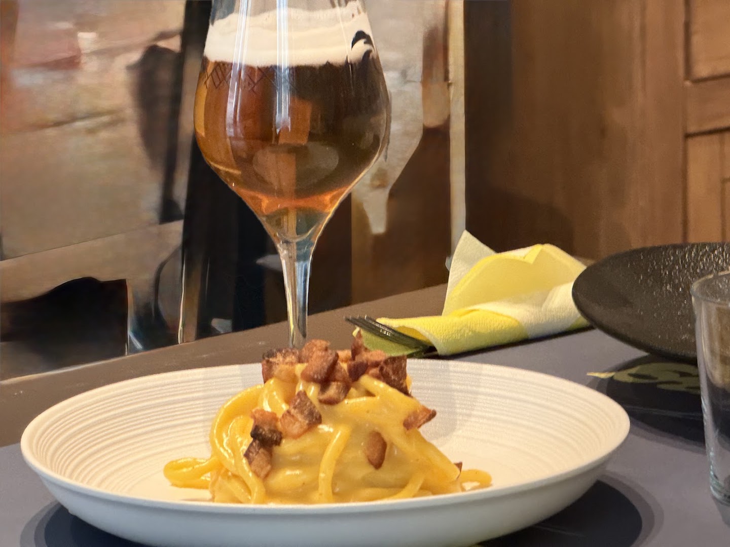 Craving Pasta: appetizing food and drink presentation