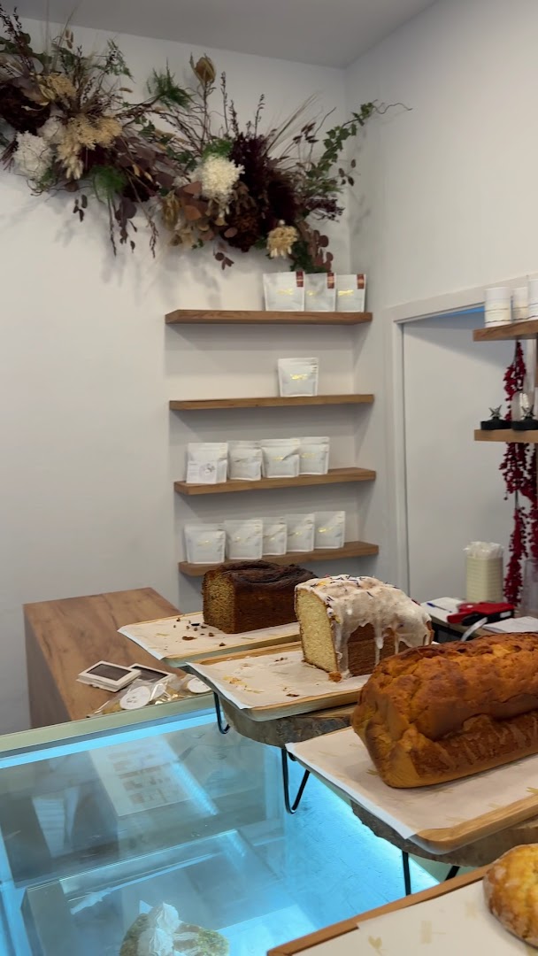The Singular Coffee: appealing display of fresh pastries