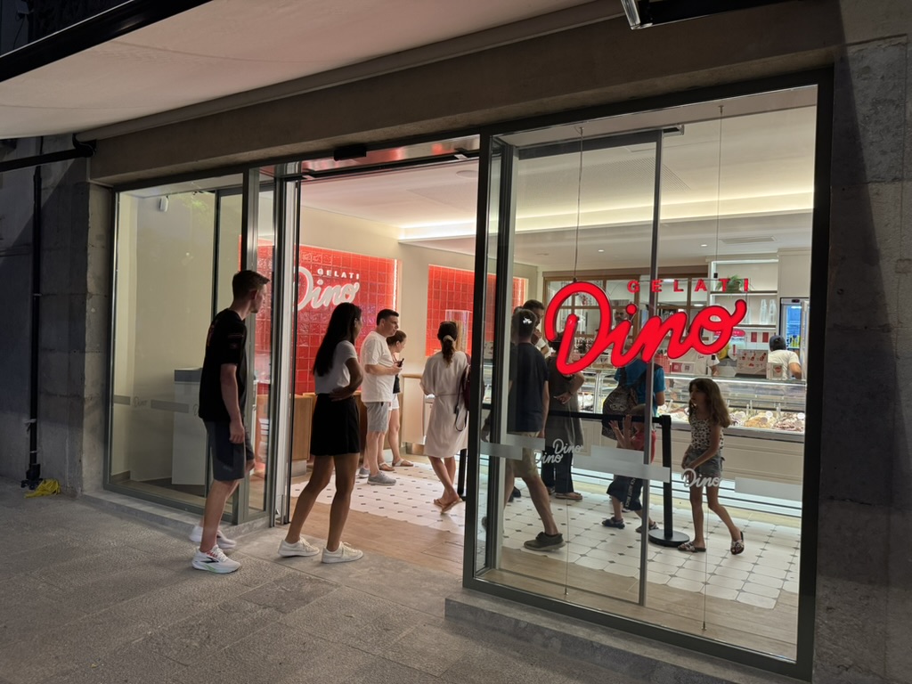 Gelati Dino: inviting storefront showing venue atmosphere