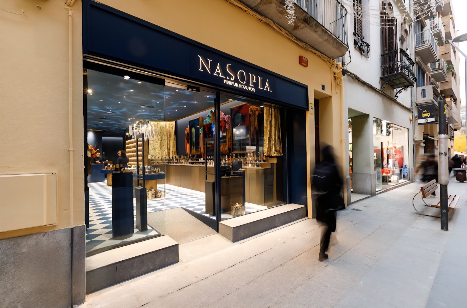 Nasopia: clear, professional storefront photo