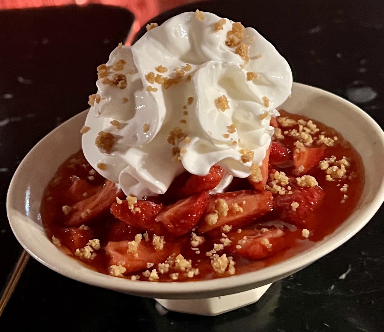 Destape: appetizing photo of a dessert