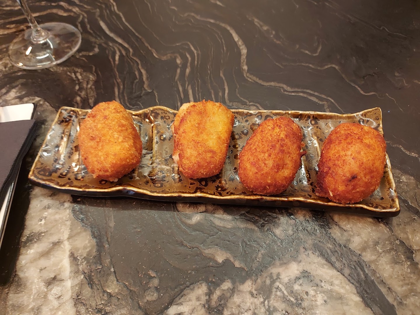 Boulevardier: appetizing photo of bar food