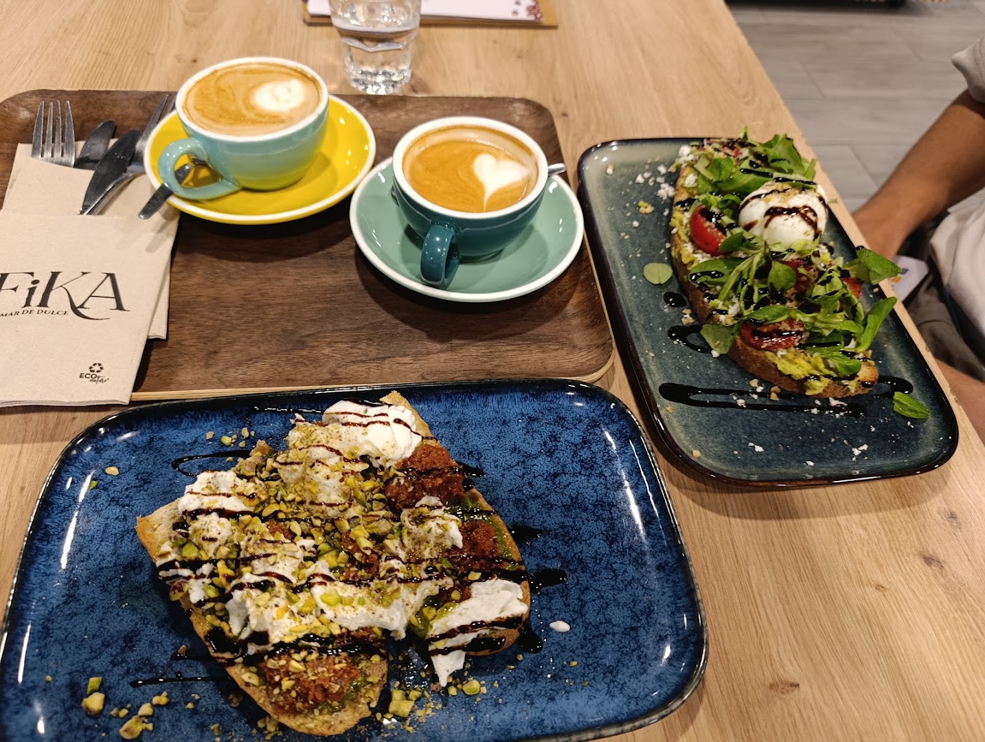 Fika by La Mar de Dulce: appetizing food and coffee presentation