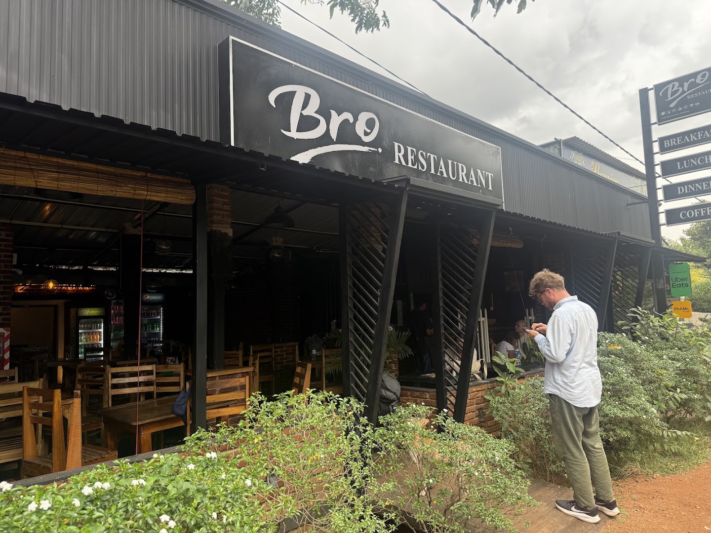 Bro Restaurant: clear exterior shot of restaurant