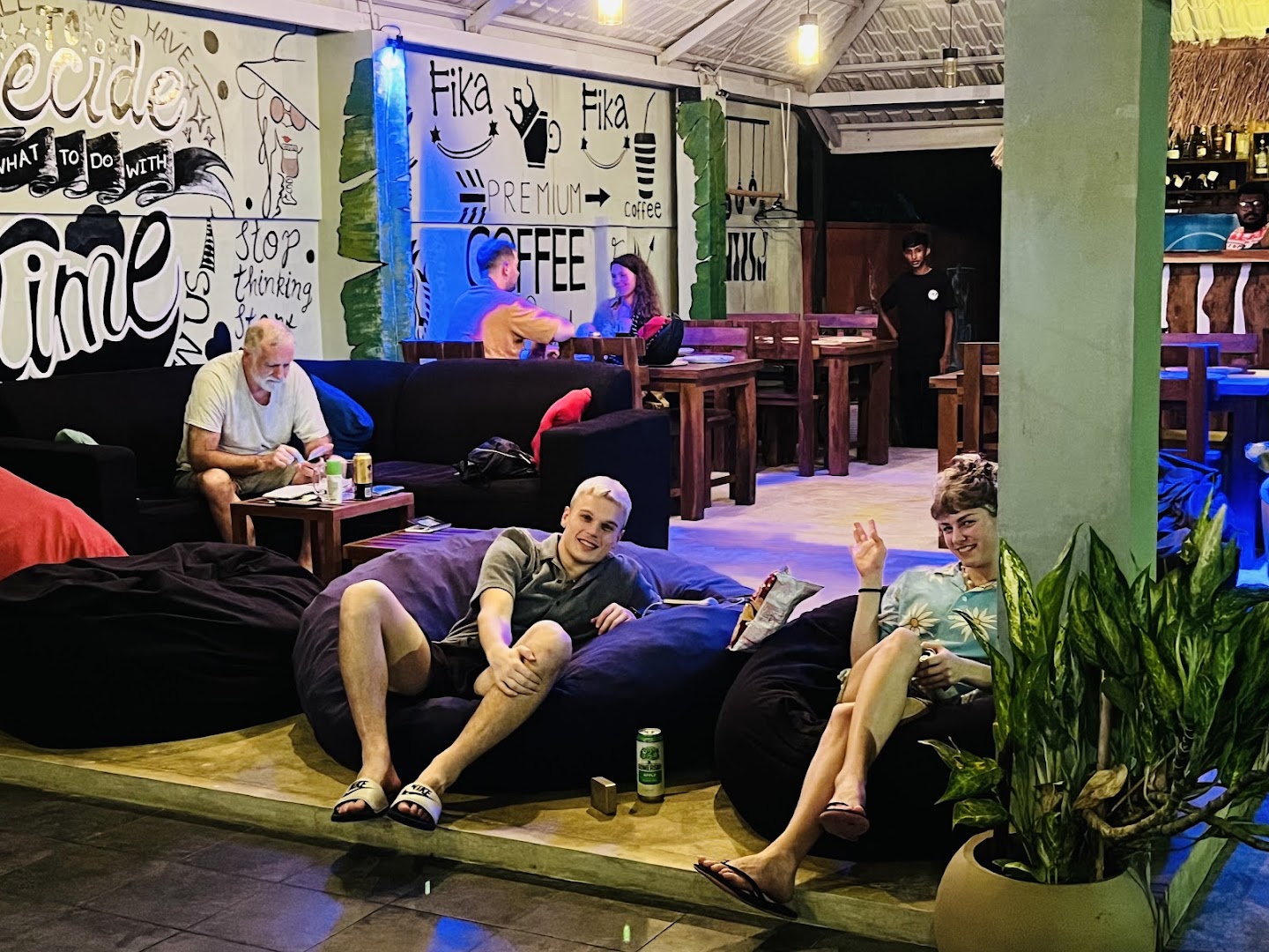 Fika Cafe & Restaurant: inviting atmosphere and customers