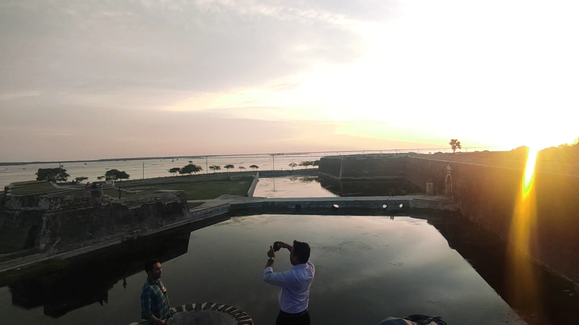 Jaffna Fort: beautiful sunset view of venue