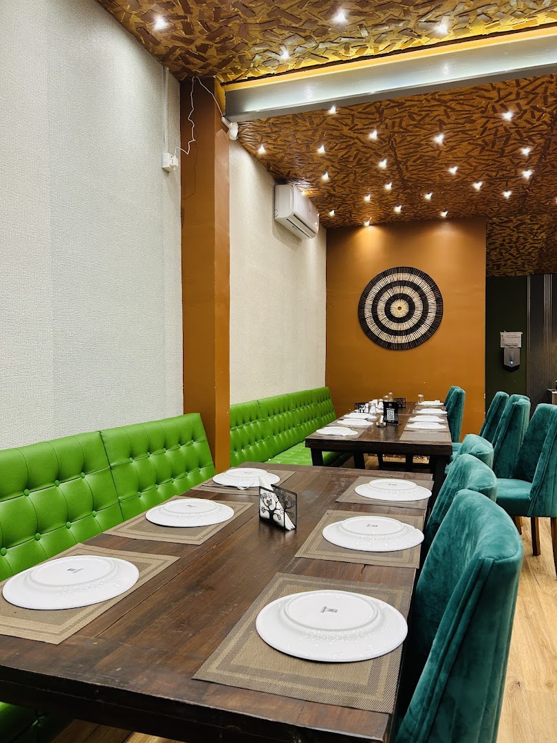 Moju Restaurant Jaffna: clear, professional interior restaurant photo