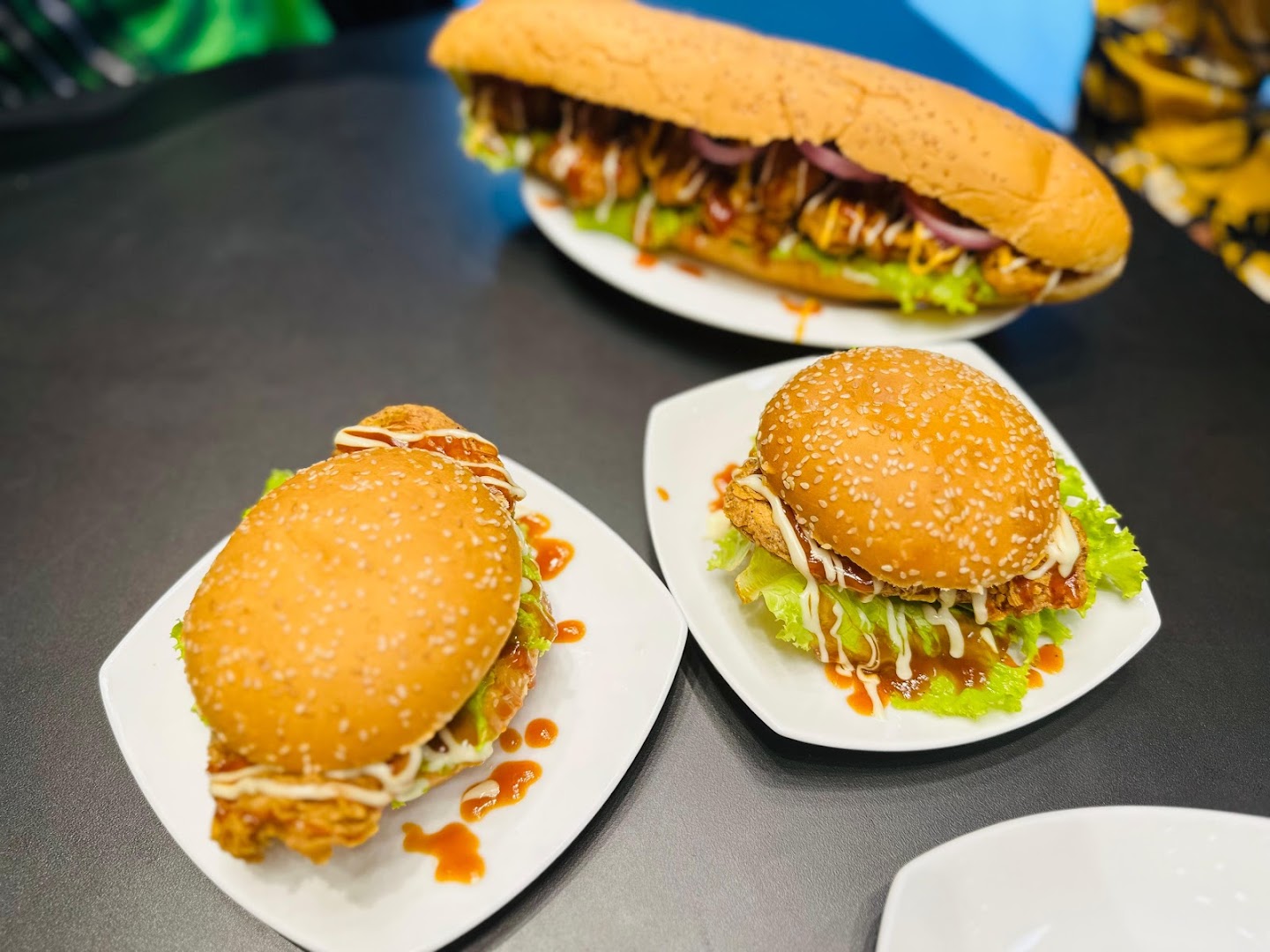 Tharmy Coffee Shop and Burgers: appetizing photo of served food