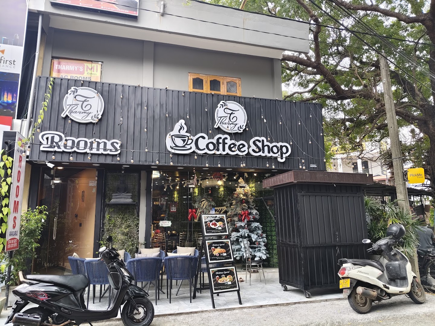 Tharmy Coffee Shop and Burgers: clear, professional storefront photo
