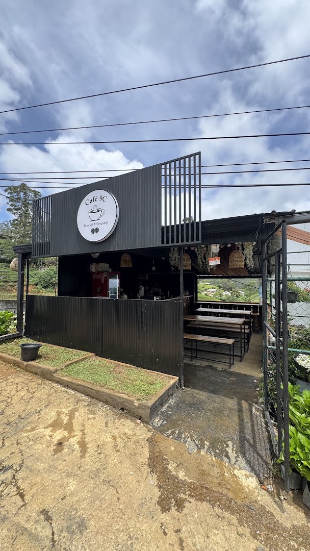 Cafe 9C: clear exterior shot of venue