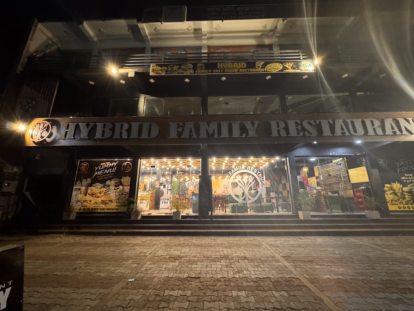Hybrid Family Restaurant: clear exterior shot of restaurant