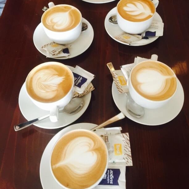 MIJN Café & Lounge: appetizing photo of coffee drinks