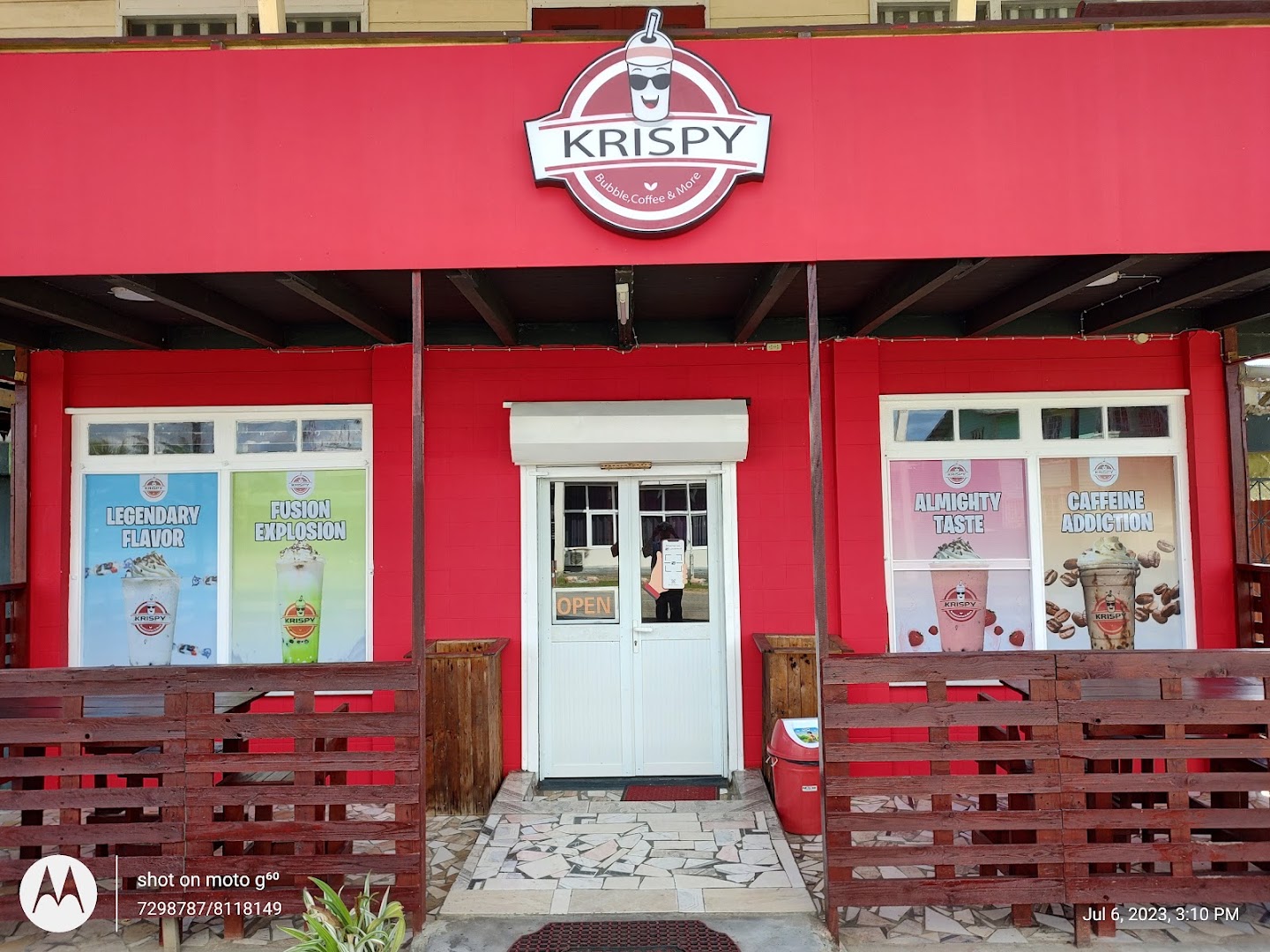 Krispy Nickerie: clear exterior shot of venue