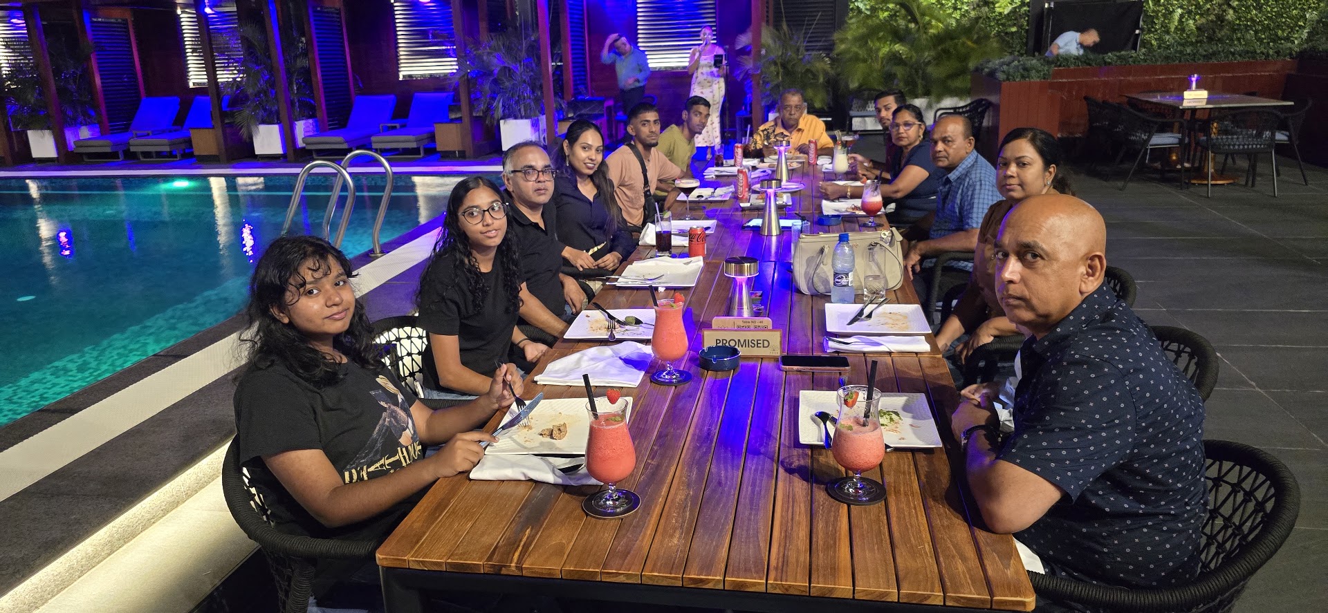 Aangan: guests enjoying the venue