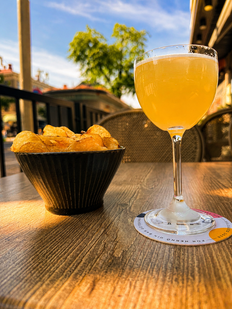 Hernö Gin Bar Göteborg: appealing drink and snack photo