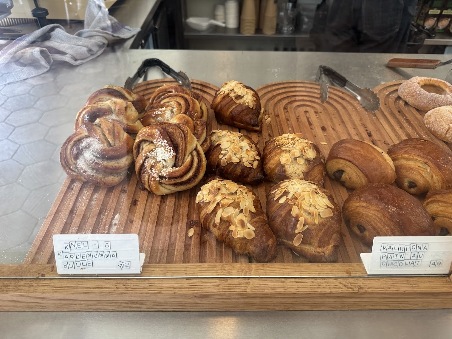 Pinch Pantry: appetizing display of fresh pastries